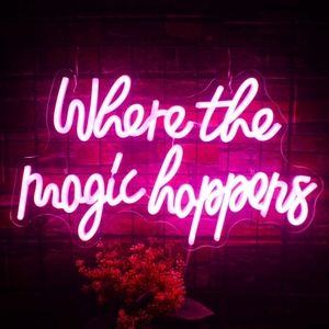 Where the Magic Happens Neon Sign